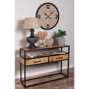 Clayre & Eef 6RO0067 Abażur beżowy Ø 38x22 cm - E27