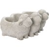 Clayre & Eef 6TE0372 Doniczka wewnętrzna Owca Szara 26x20x12 cm