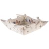 Clayre & Eef CAR47 Koszyk na chleb beżowy 35x35x8 cm