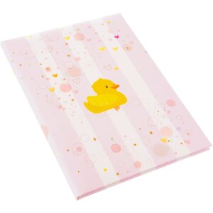 Gold Book Baby Diary Rubber Duck Girl 21x28 cm 44...