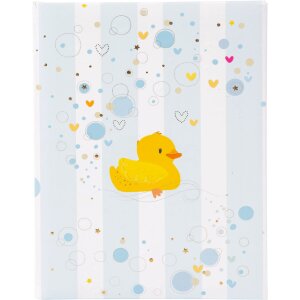 Gold Book Baby Diary Rubber Duck Boy 21x28 cm 44...