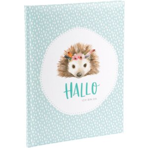 Goldbook Baby Diary Little Wonder Hedgehog 21x28 cm 44...