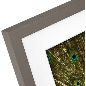 Goldbuch Holzrahmen Pino 30x40 cm taupe mit Passepartout 20x30 cm