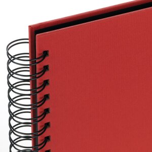 Album spiralny ZEP Misty red 25x25 cm 50 czarnych stron
