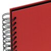 Album spiralny ZEP Misty red 25x25 cm 50 czarnych stron