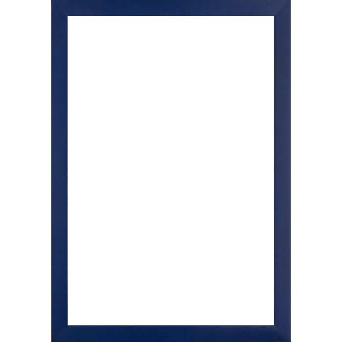 Rama drewniana Walther Barcelona 62x93 cm niebieska szkło antyrefleksyjne