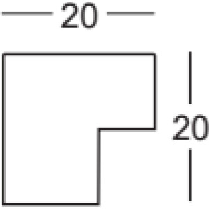 Drewniana ramka Walther Tarassa 10x10 cm czarna szkło antyrefleksyjne