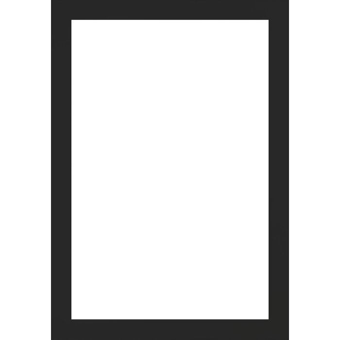 Rama drewniana Walther Tarassa 25x70 cm czarna szkło antyrefleksyjne