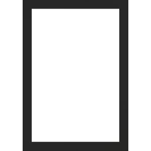 Ramka drewniana Walther Tarassa 42x59,4 cm czarna Szkło antyrefleksyjne