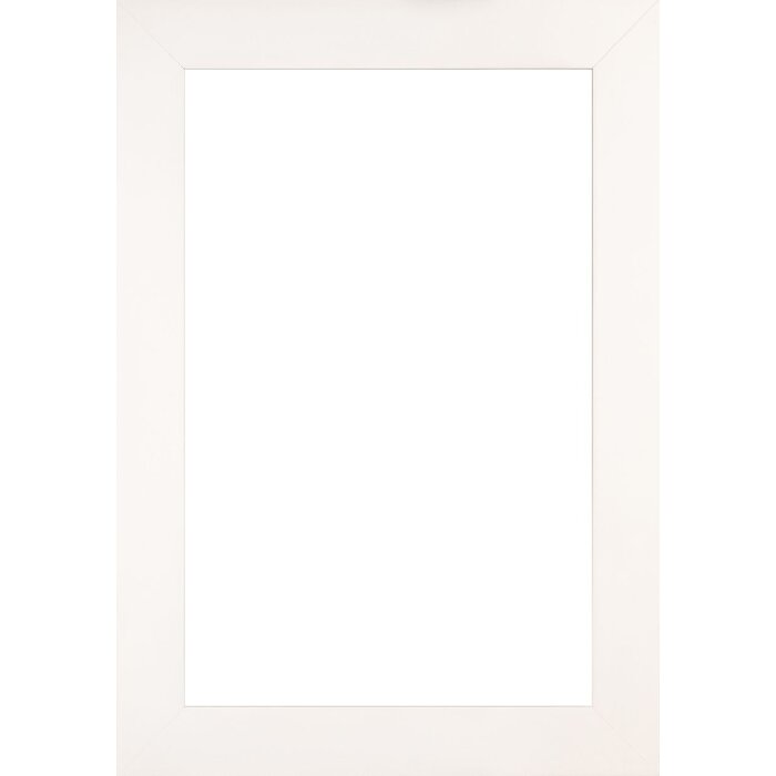 Walther Rama drewniana Jerez biała 50x70 cm Szkło antyrefleksyjne