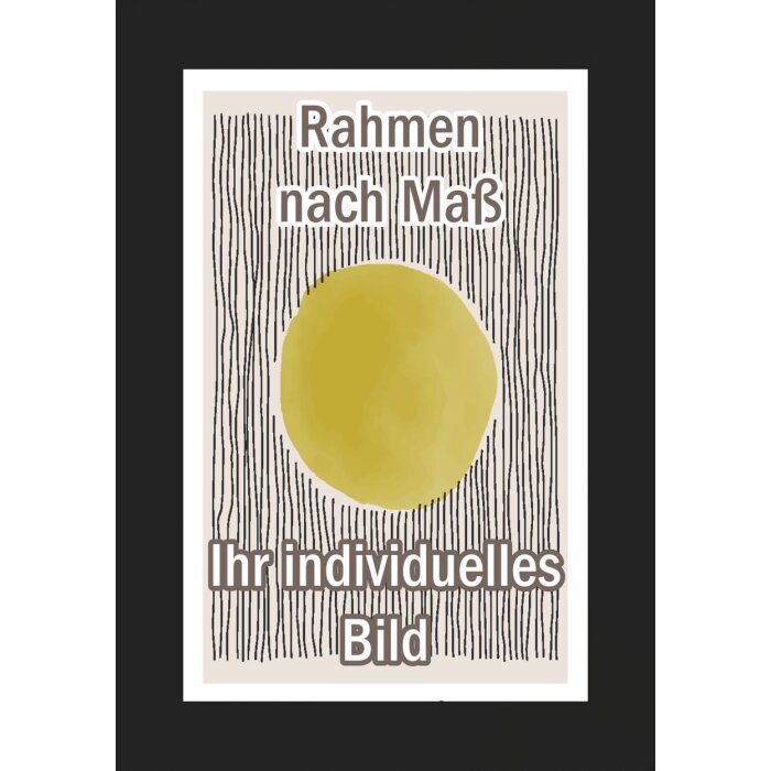 Rama drewniana Walther Jerez czarna 70x100 cm szkło antyrefleksyjne