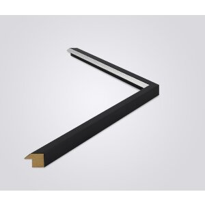 Walther Rama drewniana Gijon czarna 62x93 cm Szkło antyrefleksyjne