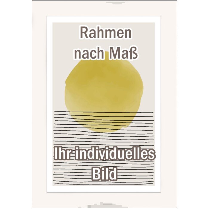 Rama drewniana Walther Sabadell 28x35 cm biała szkło antyrefleksyjne