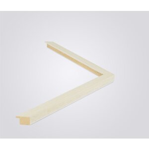 Rama drewniana Walther Malaga kremowa biel 61x91,5 cm Szkło Antireflex