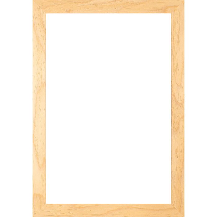 Walther Rama drewniana Saragossa naturalna 25x80 cm Szkło antyrefleksyjne