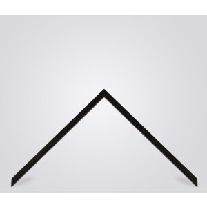 Drewniana rama Walther Seville ciemnobrązowa 25x60 cm przezroczyste szkło