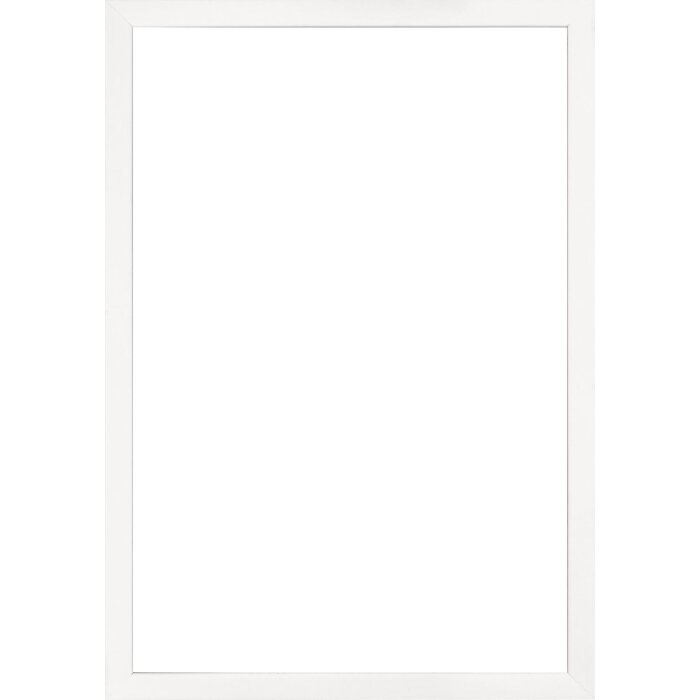 Drewniana rama Walther Valencia Clear Glass White 35x100 cm