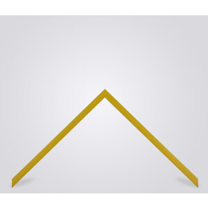 Drewniana ramka Walther Valencia Clear Glass Yellow 30x30 cm