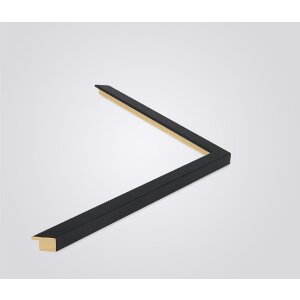 Drewniana rama Walther Barcelona 42x59,4 cm czarne przezroczyste szkło