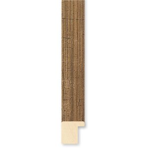 Drewniana rama Walther Barcelona 25x30 cm złote przezroczyste szkło