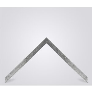 Drewniana rama Walther Oviedo 25x60 cm srebrna, przezroczyste szkło