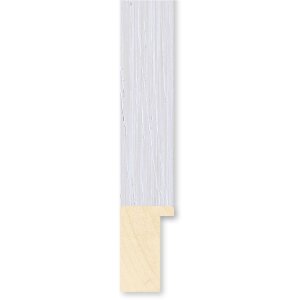 Drewniana rama Walther Madrid 25x70 cm kremowa biel przezroczyste szkło