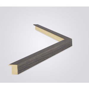 Drewniana ramka Walther Madrid 14,8x21 cm struktura szarego dębu przezroczyste szkło