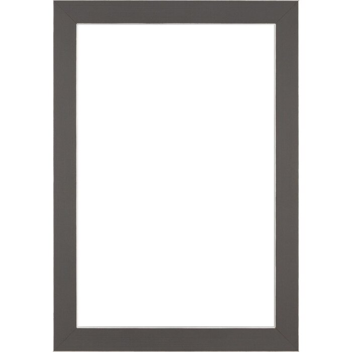 Walther Drewniana ramka Bilbao ze srebrną krawędzią 10,5x14,8 cm szare przezroczyste szkło