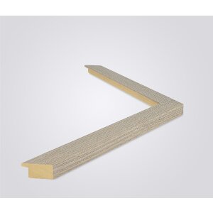 Drewniana rama Walther Cordoba Oak Structure Cream 23x70 cm Przezroczyste szkło