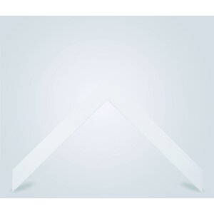 Ramka drewniana Walther Jerez biała 45x60 cm szkło przezroczyste