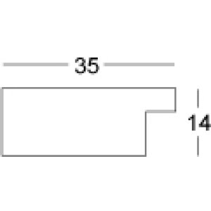 Drewniana rama Walther Jerez czarna 45x60 cm przezroczyste szkło
