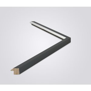 Walther Ramka drewniana Gijon antracyt 30x30 cm szkło przezroczyste