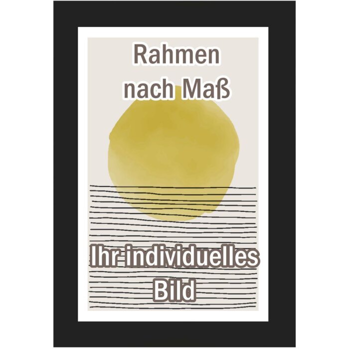 Drewniana rama Walther Sabadell 50x65 cm czarne przezroczyste szkło