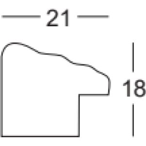 Drewniana rama Walther Palma szara 42x59,4 cm przezroczyste szkło