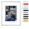 Ramka plastikowa Napoli 24x30 cm srebrna