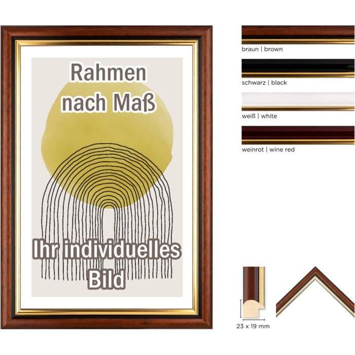 Drewniana rama Walther Murcia 7x10 cm do 70x100 cm