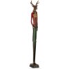 Clayre Eef 4PR0008 Dekoracja świąteczna Deer Red 12x12x92 cm