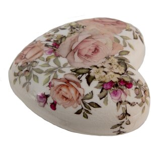 Clayre & Eef 6CE1414 Deco Heart Pink 11x11x4 cm