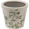 Clayre & Eef 6CE1457XS Doniczka do wnętrz zielona, brązowa, beżowa Ø 8x7 cm