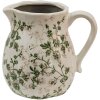 Clayre & Eef 6CE1458M Dzbanek dekoracyjny zielony, brązowy, beżowy 16x13x15 cm