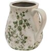 Clayre & Eef 6CE1458M Dzbanek dekoracyjny zielony, brązowy, beżowy 16x13x15 cm