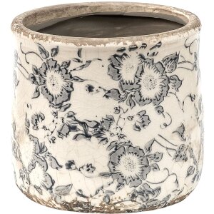 Clayre & Eef 6CE1459S Doniczka wewnętrzna Grey, Beige...