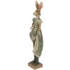 Clayre & Eef 6PR3592 Deco Rabbit Green, Brown, Beige 11x8x33 cm