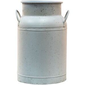 Clayre & Eef 6Y4774 Puszka na mleko Deco biała, żółta Ø 19x28 cm