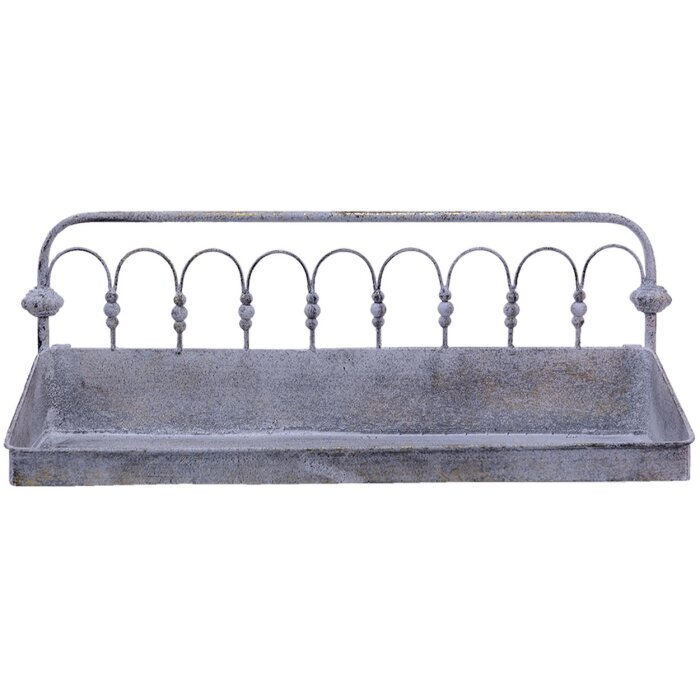 Clayre & Eef 6Y4775 Półka ścienna beżowa, brązowa 55x18x21 cm