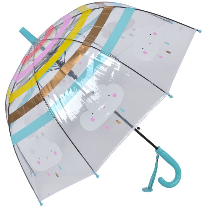 Clayre & Eef JZCUM0007BL Parasol dziecięcy niebieski Ø 50 cm