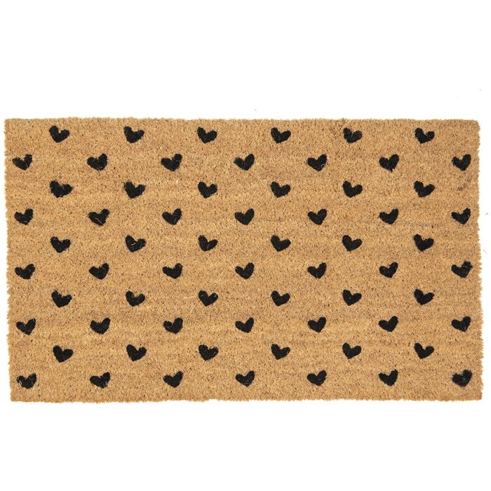 Clayre & Eef LBSMC-1 Door Mat Indoor Brown, Black 75x45x1 cm