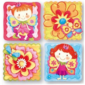 ZESTAW 4 tatuaży ściennych dla dziewczynek KÖNIGIN