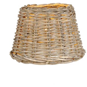 Clayre & Eef Abażur W4RO0081 BASKET Rattan Ø...