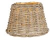 Clayre & Eef Abażur W4RO0081 BASKET Rattan Ø 23x17 cm
